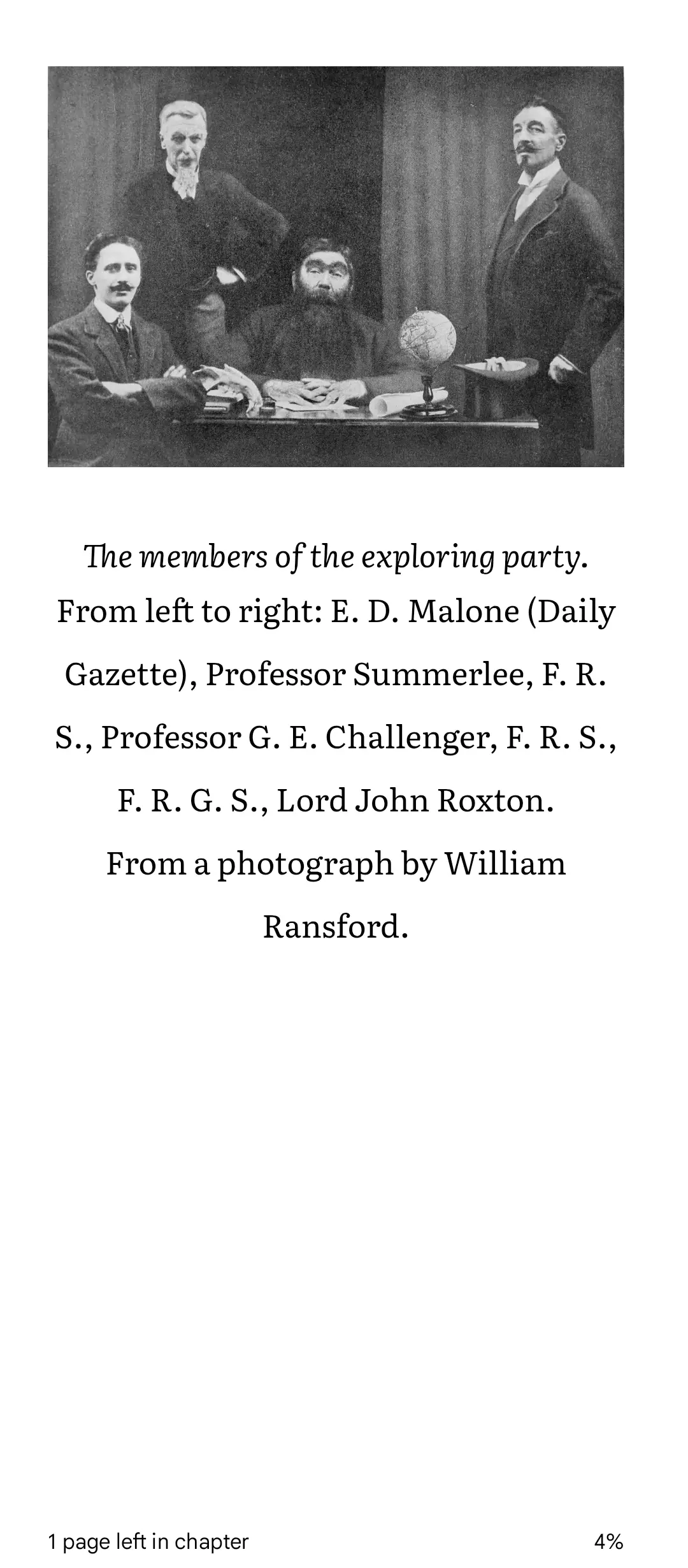 First Screenshot of The Lost World by Sir Arthur Conan Doyle - Aflore Books Annotated and Illustrated Edition